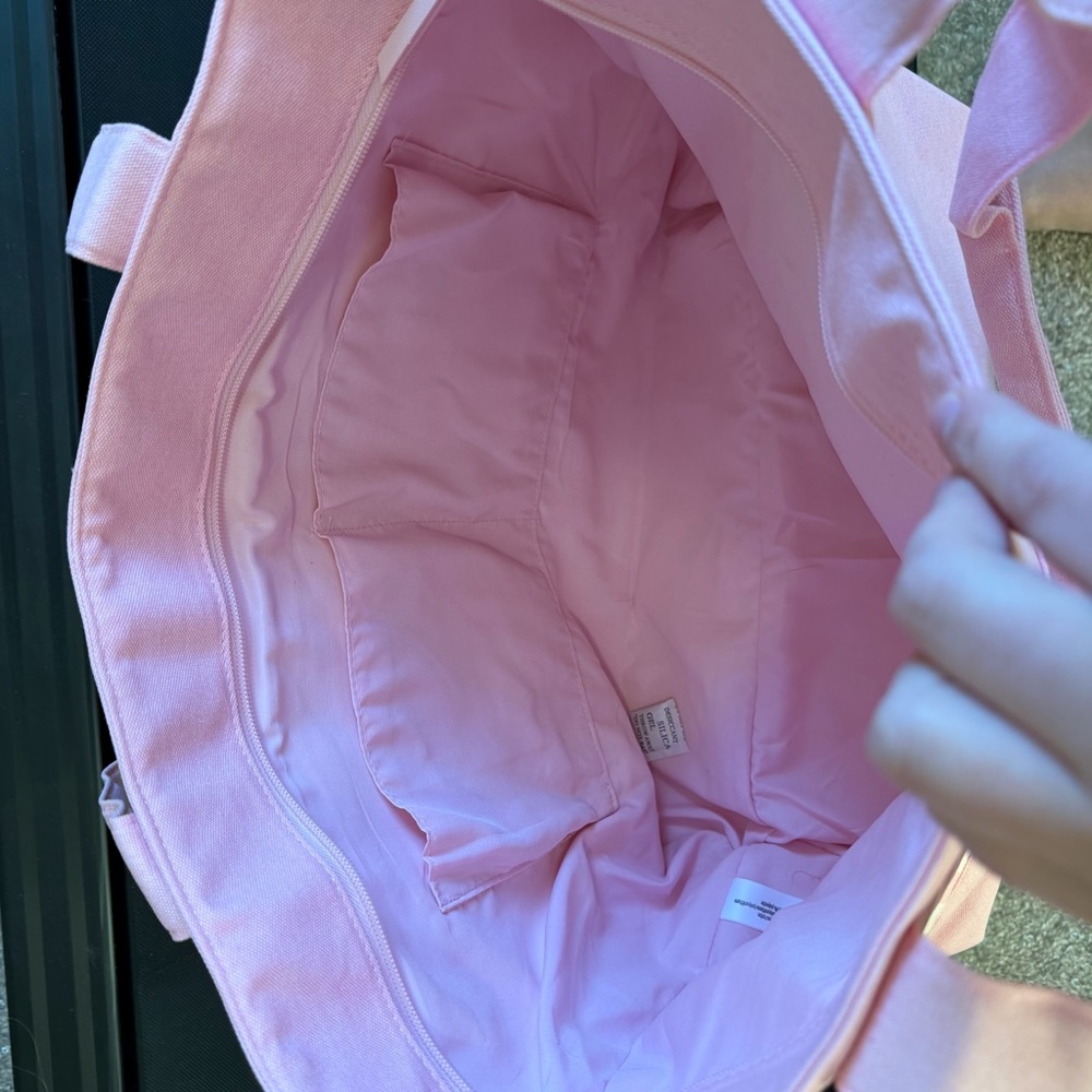 Victoria's Secret Pink Striped Tote Bag - Picture 3 of 4